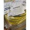 Image 3 : HEAVY DUTY 200 FOOT YELLOW LIGHTED EXTENSION CORD. 10AWG/3C