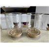 Image 2 : SET OF 6 NEW EPARE RETRO LATTE GLASS SET, DUAL WALL INSULATED GLASS RETAIL $46 EACH, 3 SETS OF 2, TO