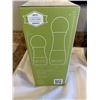 Image 2 : NEW EPICURE BURGER PRESS, MANDOLIN SLICER,  WEDGER, BBQ SKEWER SET, 4 PC CUTTING BOARD SET, OIL AND 