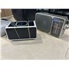 Image 4 : EMERSON ALARM CLOCK, IHOME IPOD DOCK, PANASONIC RADIO AND W-KING SPEAKER