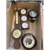 Image 2 : VINTAGE WEATHER STATIONS, BAROMETERS ETC, AND OAK PICTURE FRAME SETS, VINTAGE CLUE BOARDGAME