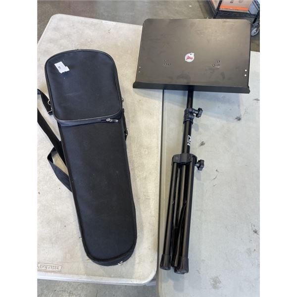 MUSIC STAND AND VIOLIN CASE