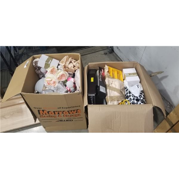 2 BOXES OF ESTATE GOODS