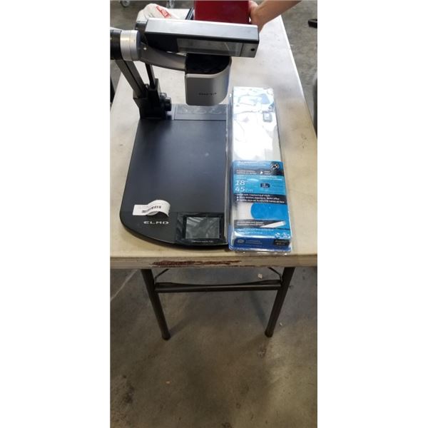 ELMO VISUAL PRESENTER P30S AND 18" FLUORESCENT LIGHT FIXTURE