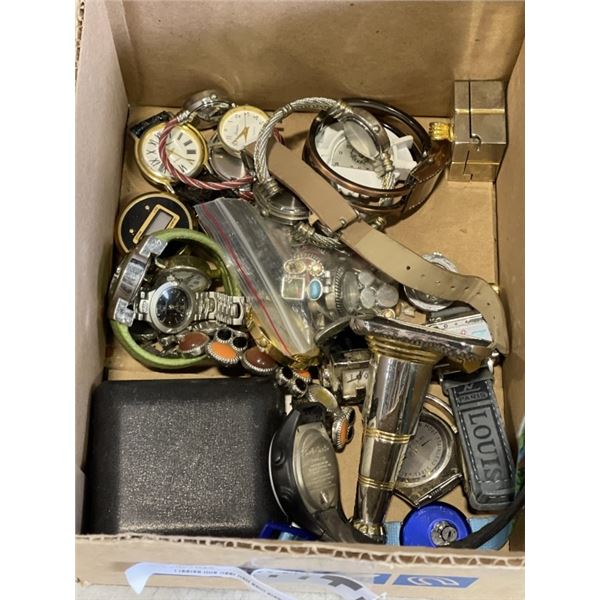 BOX FULL OF WATCHES