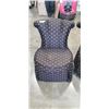 Image 2 : PAIR OF POKEDOT PATTERNED FABRIC ACCENT CHAIR