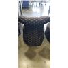 Image 3 : PAIR OF POKEDOT PATTERNED FABRIC ACCENT CHAIR