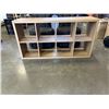 Image 1 : WOOD TONE 8 CUBBY CUBICLE SHELF