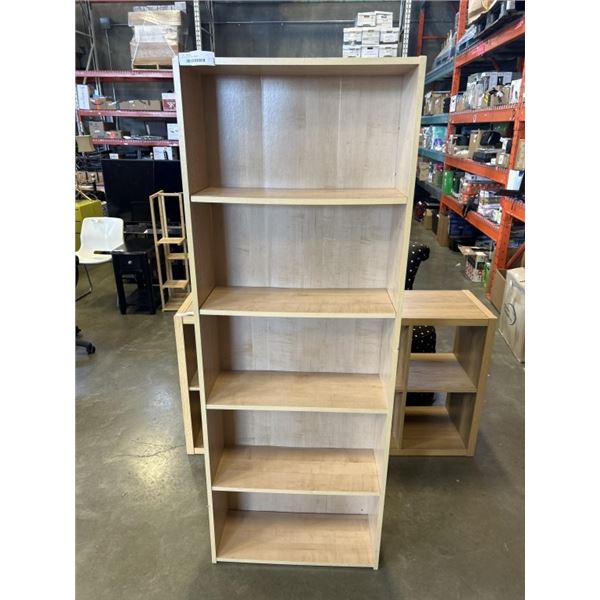 WOOD TONE BOOK SHELF