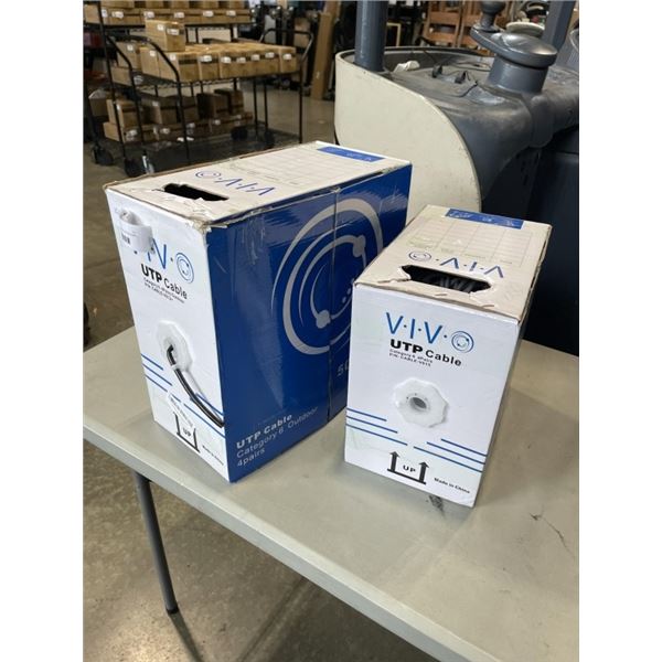 APPROX 750FT VIVO UTP CABLE CATEGORY 6 4 PAIRS
