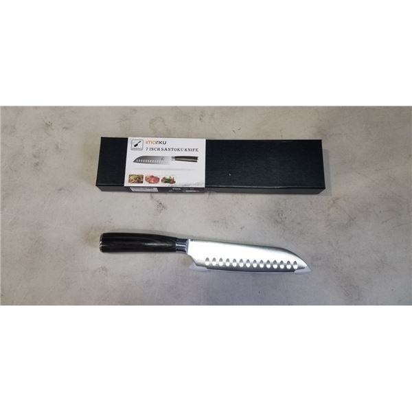 2 NEW IMARKU 7 INCH SANTOKU KNIVES