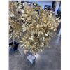 Image 3 : 2 GOLD ARTIFICIAL TREES