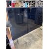Image 5 : 3 TIER TV STAND W/ TV BRCKET AND TV - HAS REMOTE AND TV LEGS