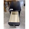Image 2 : 1 DRAWER NIGHTSTAND WITH DARK FINISH
