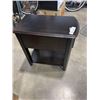Image 4 : 1 DRAWER NIGHTSTAND WITH DARK FINISH