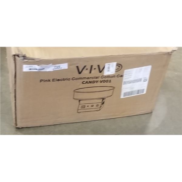 VIVO PINK ELECTRIC COMMERCIAL COTTON CANDY MACHINE