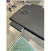 Image 3 : FOLDING BLACK LEATHER MASSAGE TABLE