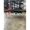 Image 4 : FOLDING BLACK LEATHER MASSAGE TABLE