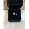 Image 1 : NEW S925 1.0CT SIMULATED DIAMOND (CZ) TWIST RING, RESIZEABLE, MOUNTED IN 925 STERLING SILVER W/ WHIT