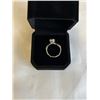 Image 3 : NEW S925 1.0CT SIMULATED DIAMOND (CZ) TWIST RING, RESIZEABLE, MOUNTED IN 925 STERLING SILVER W/ WHIT