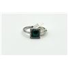 Image 3 : STERLING SILVER NATURAL MALACHITE RING, SIZE 7, RETAIL $350.00.