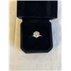 Image 2 : NEW S925 3.0CT MOISSANITE STONE SOLITAIRE RING, RESIZEABLE, MOUNTED IN 925 STERLING SILVER W/ WHITE 