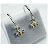 Image 2 : STERLING SILVER HOOP EARRINGS, RETAIL $150.00.