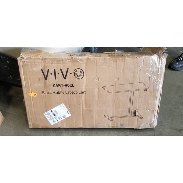 VIVO BLACK MOBILE LAPTOP CART