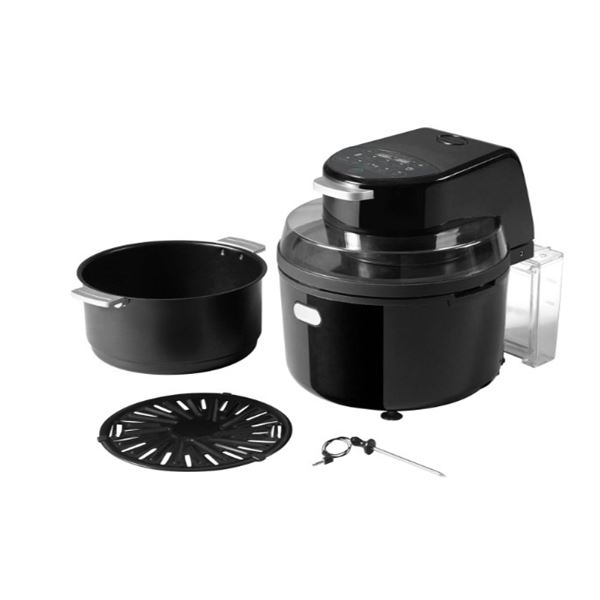 HERITAGE INFRARED 4.5QT 6-IN-1 STEAM AIR FRYER - TESTED WORKING, RETAIL $299