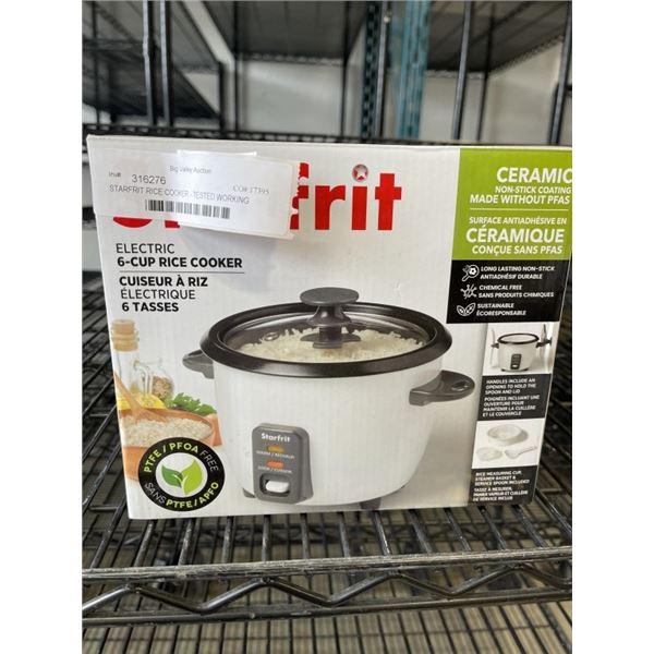 STARFRIT RICE COOKER - TESTED WORKING