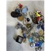 Image 3 : BOX FULL OF KEYCHAINS AND OLYMPIC PINS