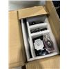 Image 4 : BOX WITHPAPER CUTTER, BBQ GRILL, BINDERS ETC