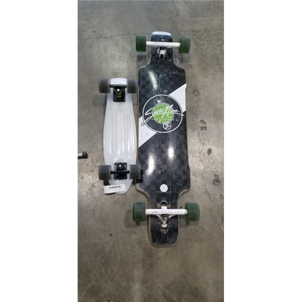 LONGBOARD FROM SECTOR NINE AND A BANANA BOARD