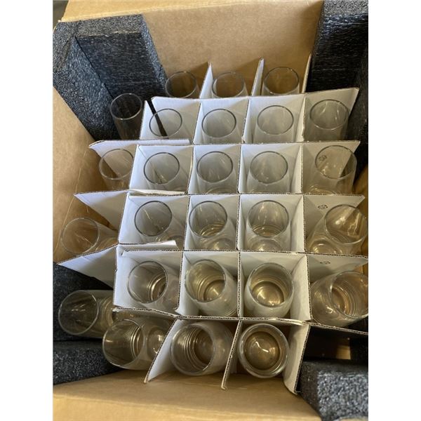 CASE OF STEMLESS CHAMPAGNE FLUTES