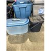Image 4 : LOT OF TOTES AND STORAGE DRAWERS