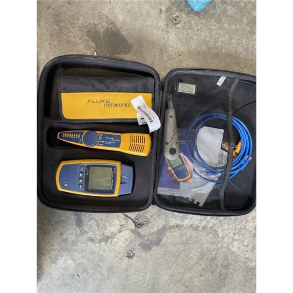 FLUKE NETWORKS MICROSCANNER WITH INTELLITONE PRO 200 PROBE, WITH GETTING STARTED GUIDE, IN SOFT CASE
