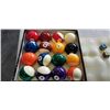 Image 4 : POOL CUE IN SOFT CASE AND POOL BALLS. IN GOOD CONDITION