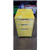 Image 1 : 3 DRAWER ROLLING METAL CABINET