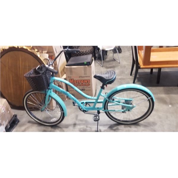 BLUE PURA VIDA BIKE WITH BASKET