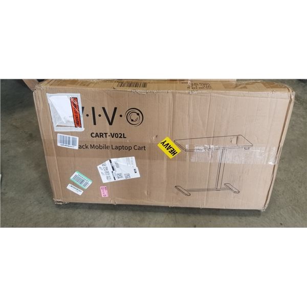 VIVO BLACK MOBILE LAPTOP CART