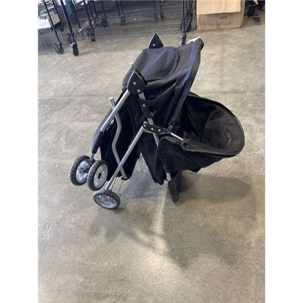 VIVO BLACK 4 WHEEL PET STROLLER
