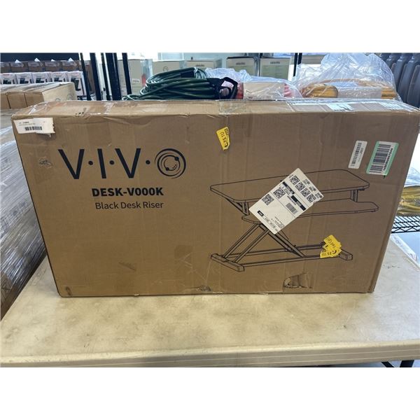 VIVO BLACK DESK RISER