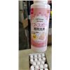 Image 2 : 18 BOTTLES DAISO PUFF SPONGE DETERGENT AND 18 SAND ERASERS