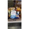 Image 1 : TRAY OF FOOD ITEMS INCLUDING CHAS ORGANICS COCONUT MILKKOPIKO COFFEE HARD CANDY, OTTOGI SESAME FLAVO