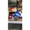 Image 1 : TRAY OF FOOD ITEMS INCLUDING CHAS ORGANICS COCONUT MILKKOPIKO COFFEE HARD CANDY, JIN MILD NOODLE SOU