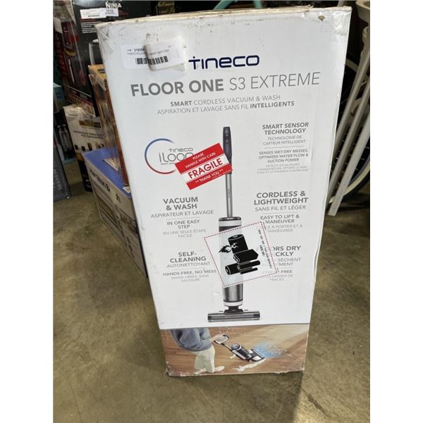 TINECO FLOOR ONE S3 SMART WET/ DRY VACUUM - TESTED WORKING, RETAL $699