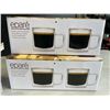 Image 3 : SET OF 6 NEW EPARE RETRO LATTE GLASS SET, DUAL WALL INSULATED GLASS RETAIL $46 EACH, 3 SETS OF 2, TO