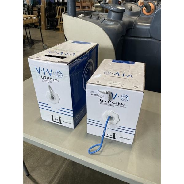 APPROX 750FT VIVO UTP CABLE CATEGORY 6 4 PAIRS