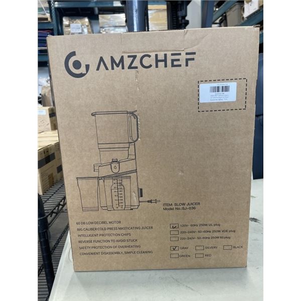 NEW AMZCHEF SLOW JUICER. MODEL NO: SJ-036