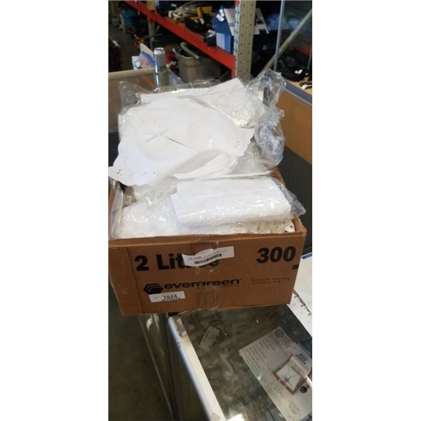 CASE OF NEW ASSORTED LACE AND LINEN ITEMS